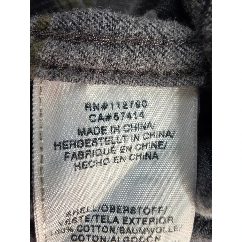 True Religion Mens Grey Plaid Western Flannel Shirt M40002AR8 M